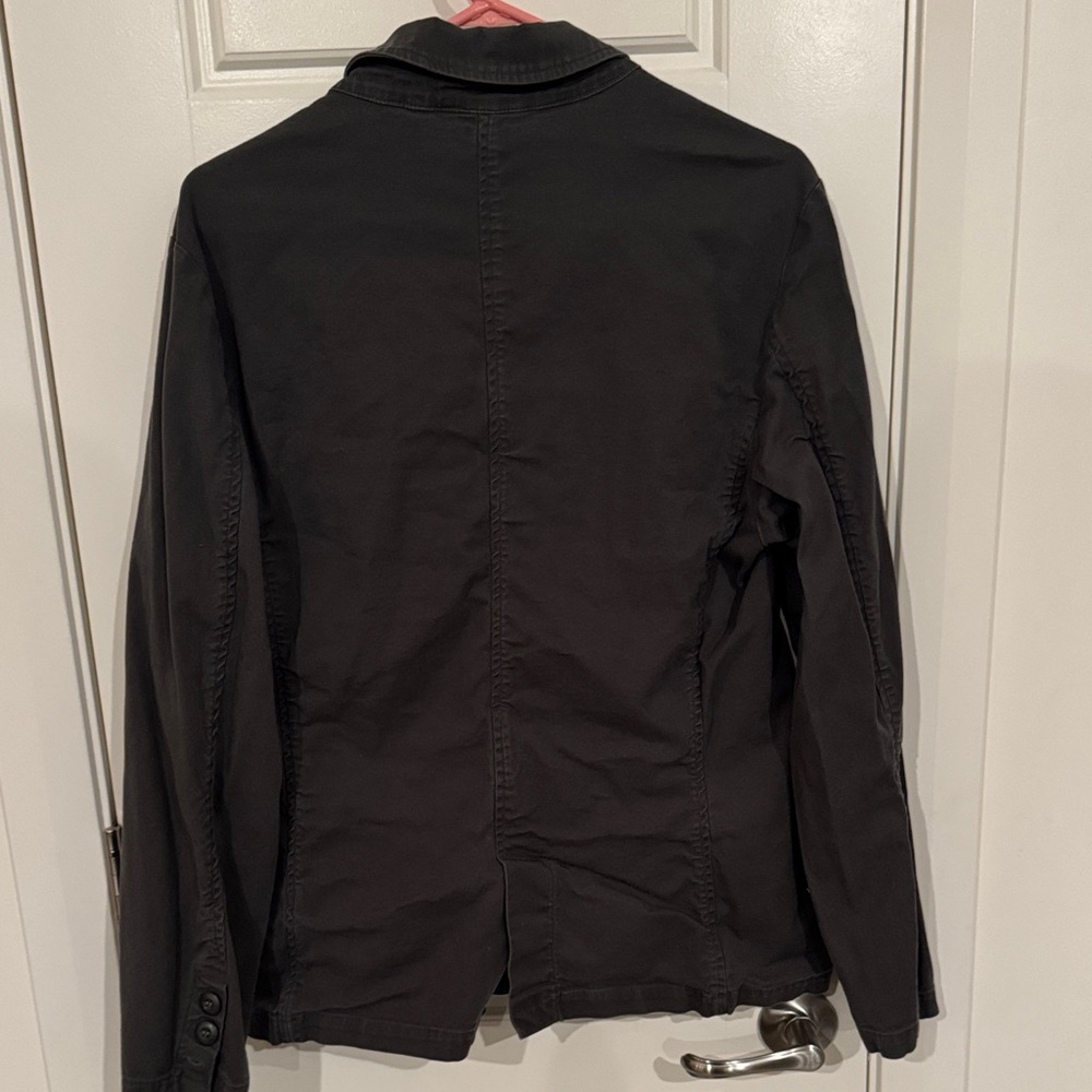 Men's Charcoal Casual Blazer - Picture 4 of 4